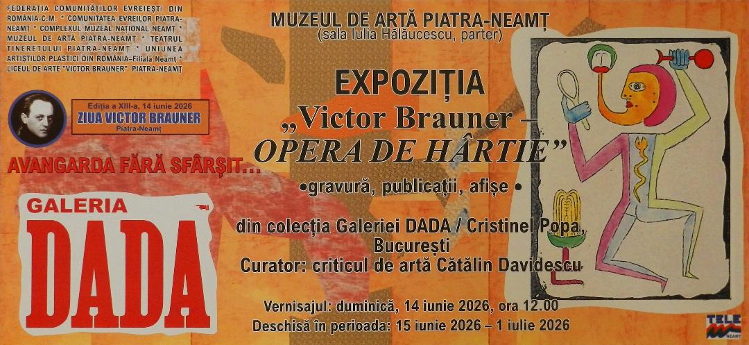Ziua Victor Brauner la Muzeul de Artă Piatra-Neamț. Avangarda fără sfârșit – Ediția a XIII- a